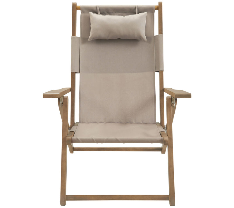 Lavish Home 2 Beach Chairs Outdoor Wood — View 14