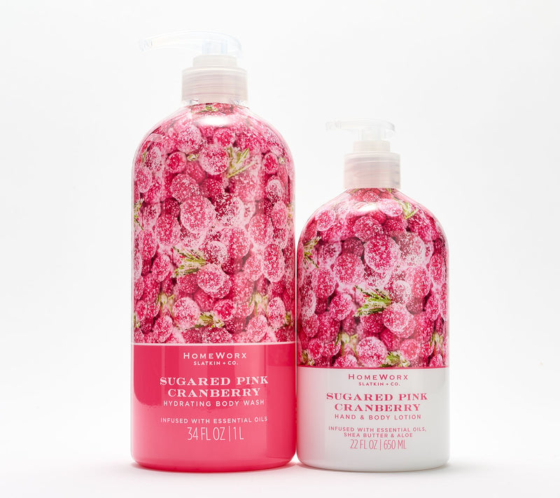 HomeWorx by Slatkin + Co. 34oz Body Wash & 22oz Hand Lotion Set — Main view
