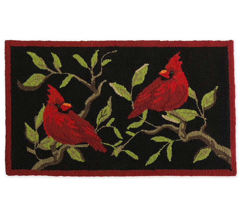 Plow & Hearth Indoor/Outdoor Cardinal Accent Ru g — Main view