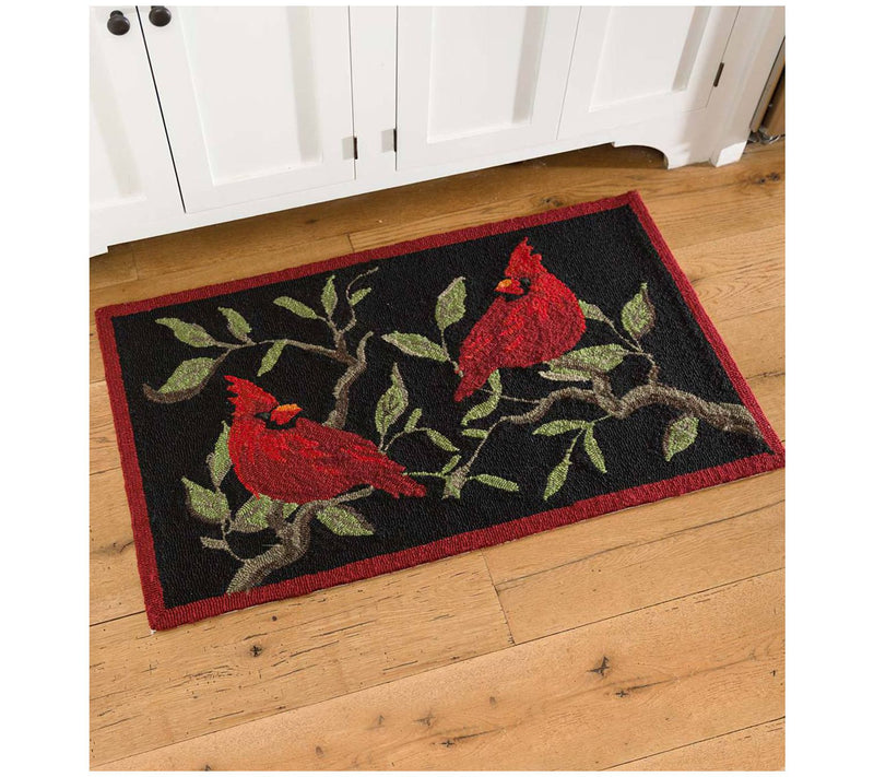 Plow & Hearth Indoor/Outdoor Cardinal Accent Ru g — View 3
