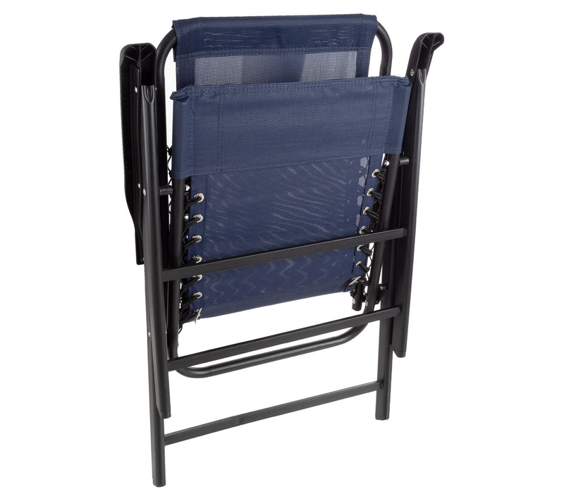 Pure Garden 2 Folding Camping Chairs Portable Lounge Chairs — View 3