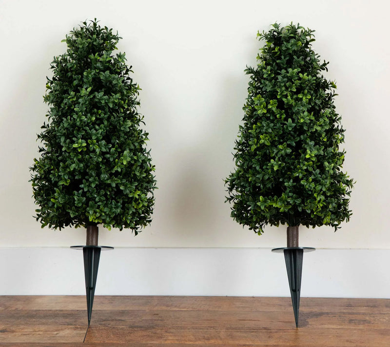 Nearly Natural UV Resistant 30" Faux Boxwood Plant - Set of 2 — Main view