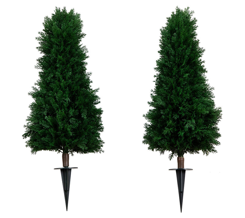 Nearly Natural 36" Faux Cedar Plant UV Resistant (Set of 2) — Main view