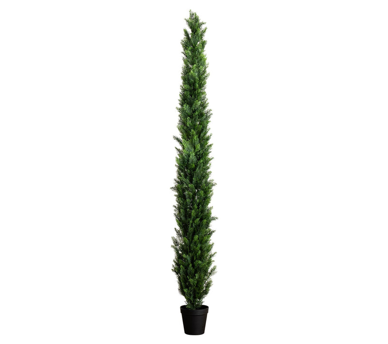 Nearly Natural 10' Cedar Pine Faux Tree UV — View 3