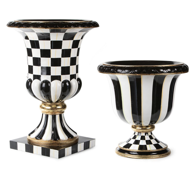MacKenzie-Childs Courtly Stripe Urn — View 4