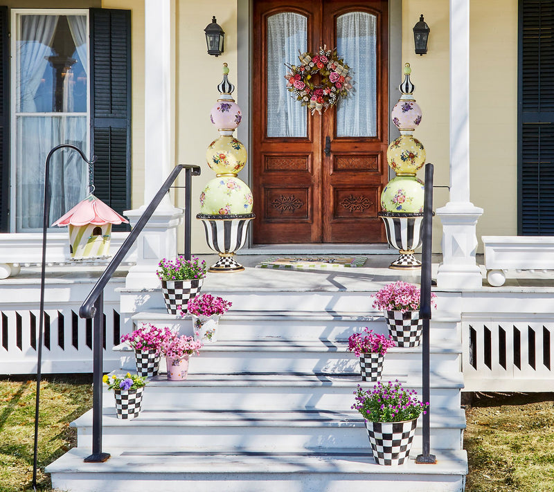 MacKenzie-Childs Courtly Stripe Urn — View 5