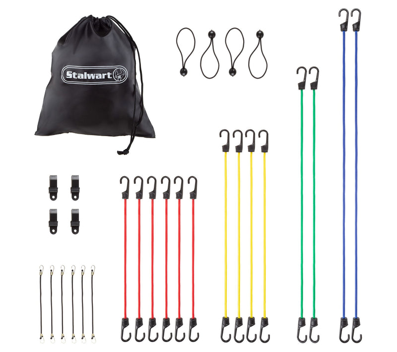 Stalwart 28 PC Bungee Cord Set Assortment of 5Sizes — Main view