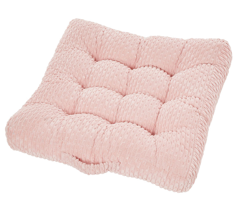 Sorra Home Indoor Corduroy Tufted Floor Pillowingle — View 17