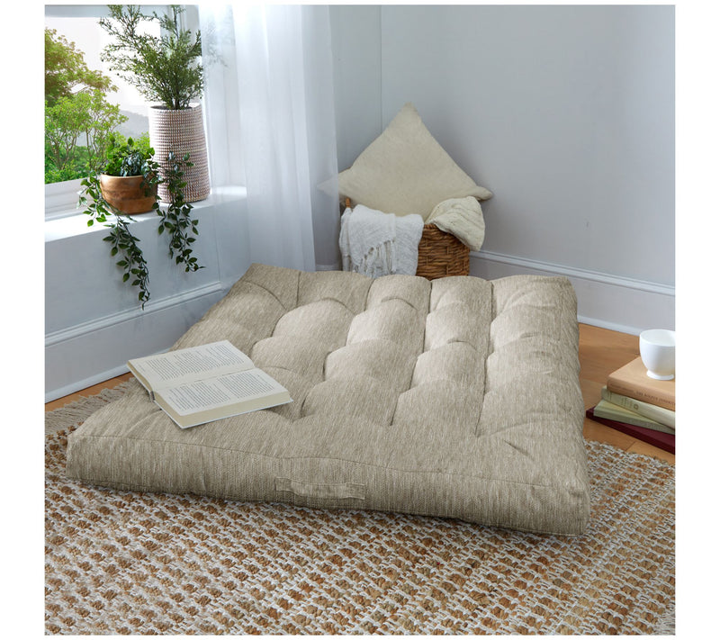 Sorra Home Indo or Tufted 40 in ch Floor Pillow Single — View 2