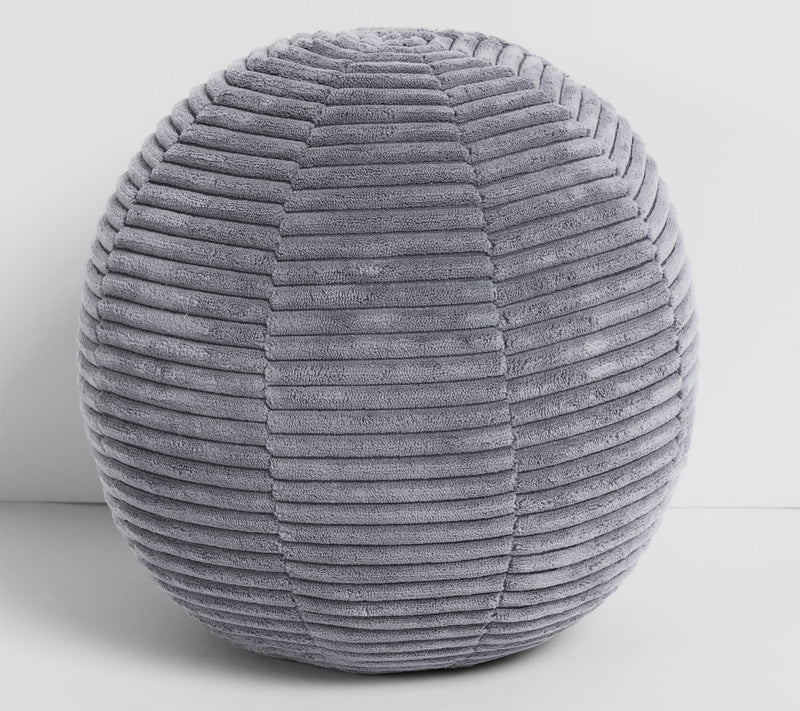 Sorra Home Indoor Corduroy Knife Edge Ball Pillow Single — View 15