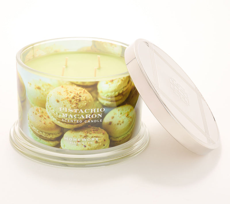 HomeWorx by Slatkin + Co. 18oz Pistachio Macaron Candle — Main view