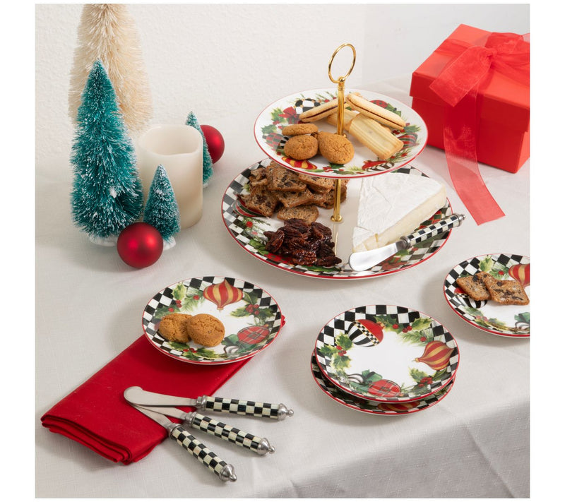 MacKenzie- Childs Deck The Halls Entertaining 9 Piece Set — View 2