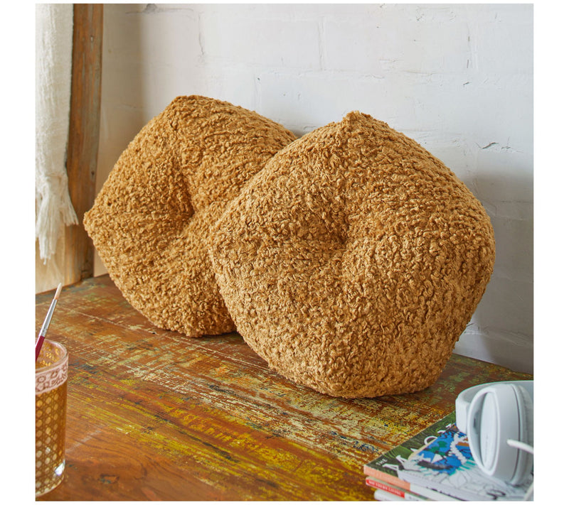 Sorra Home Indo or 11 inch Cozy Geo Pillow Set of 2 — View 2