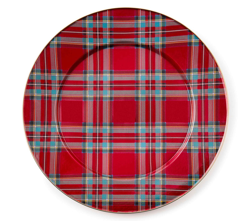Mackenzie- Childs Tartastic Enamel Serving Platter — Main view
