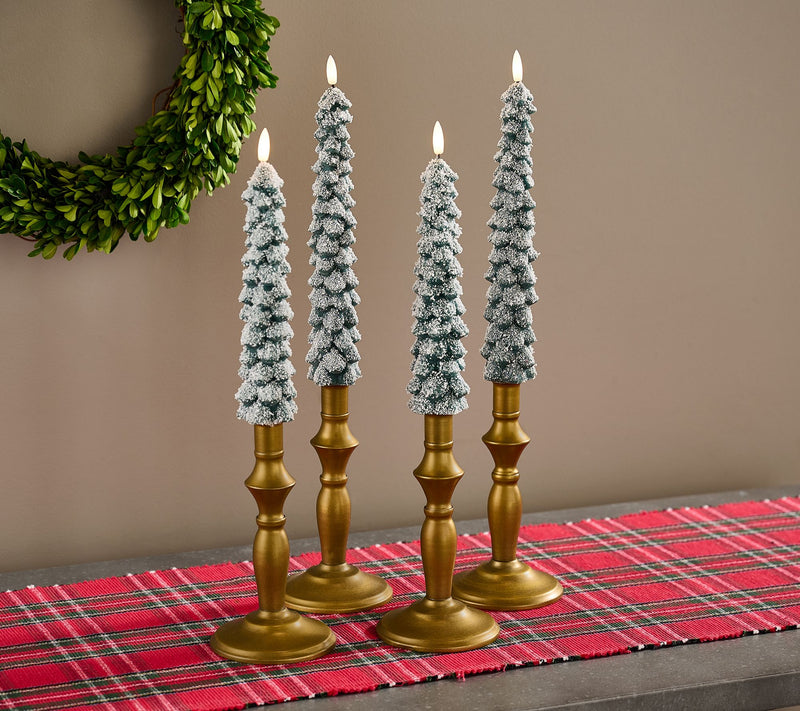 Home Reflections Set of 4 Flameless Tree Tapers — View 7