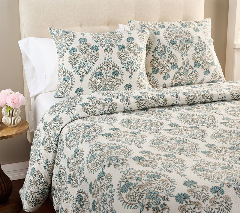 Home Reflections Medallion Comforter & Sham Set - King — Main view