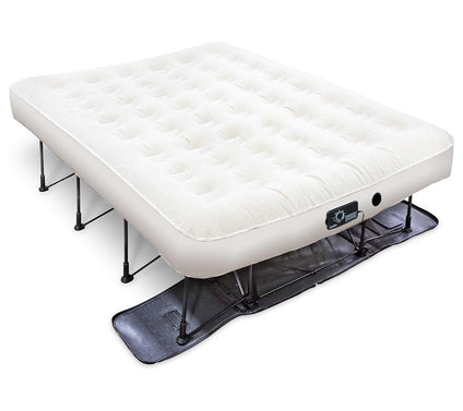 Ivation EZ-Bed Air Mattress with Frame & Rolling Case (Queen)
