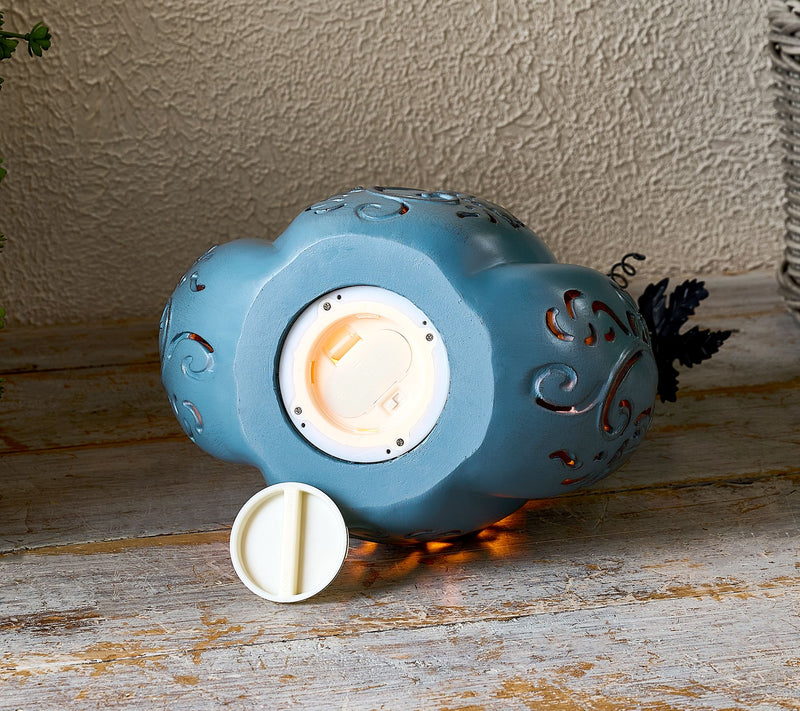 Indoor/Outdoor 19" Illuminated Oversized Gourd by Valerie — View 15