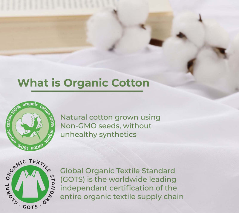 Superior Organic Cotton Deep Pocket Sheet Set,Twin XL — View 8