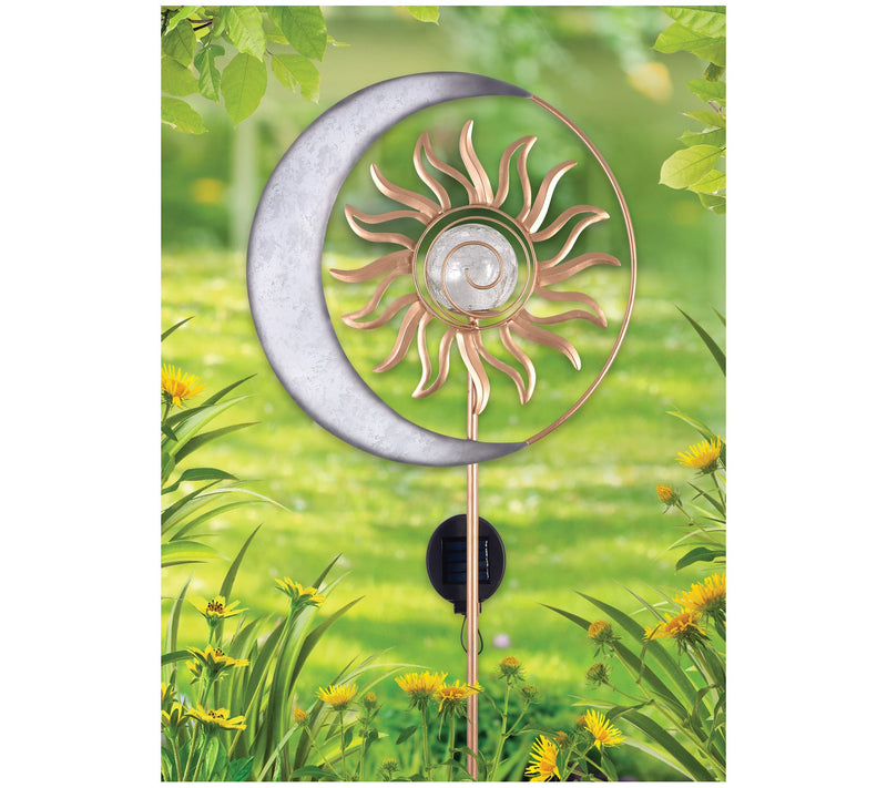 Sunset Vista Designs Moon Solar Stake — View 7