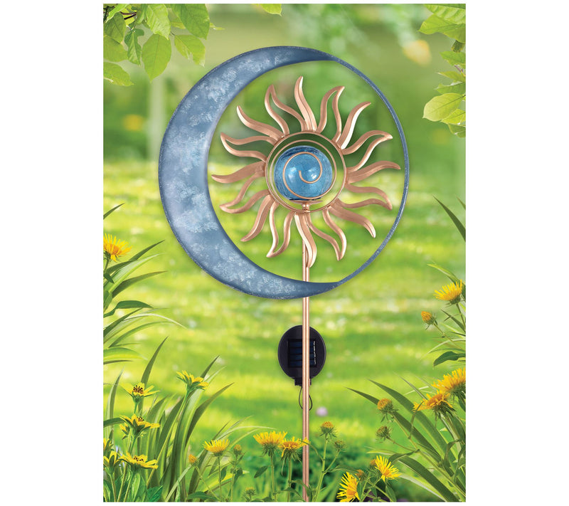 Sunset Vista Designs Moon Solar Stake — View 6