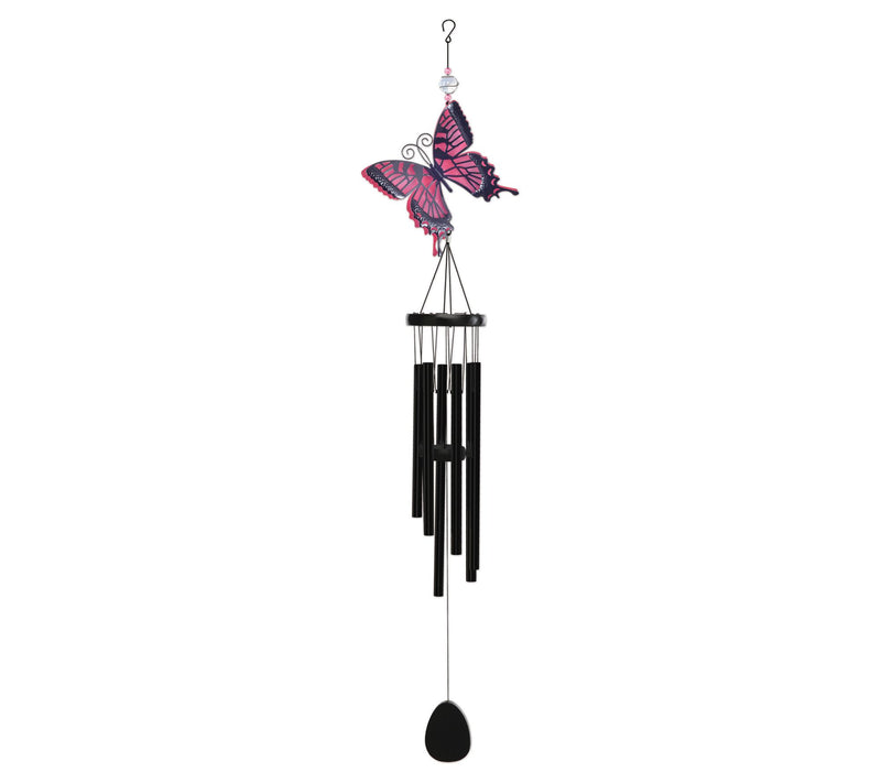 Sunset Vista Designs Butterfly Wind Chimes 45" — View 7