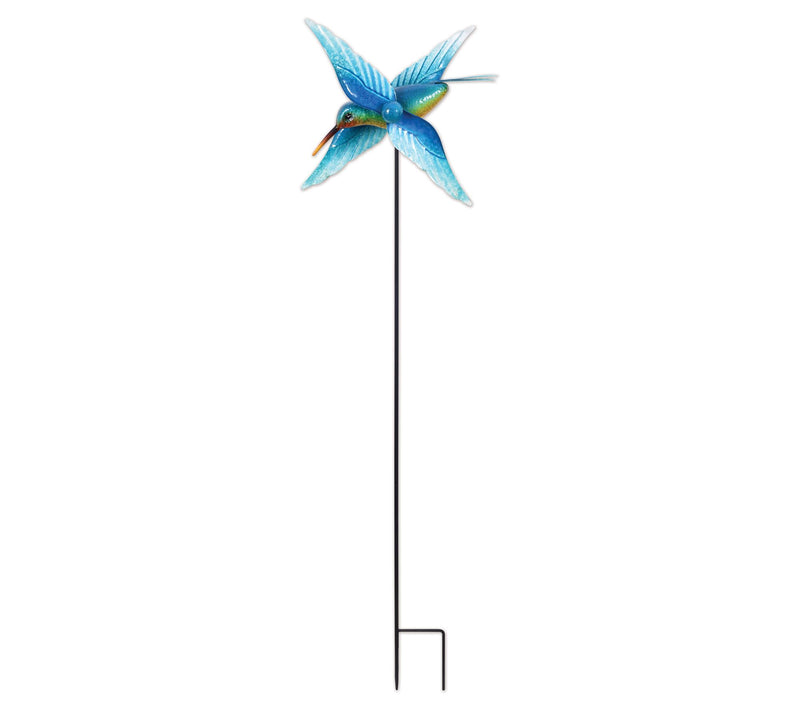 Sunset Vista Designs Hummingbird Spinner Stakes — View 7