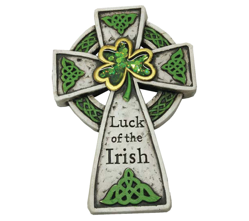Santa's Workshop 11.2" Cement Irish Cross — View 6