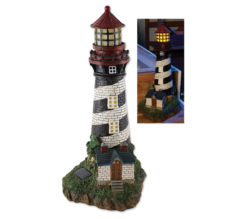 Santa's Workshop 19" Resin Solar Lighthouse — View 6