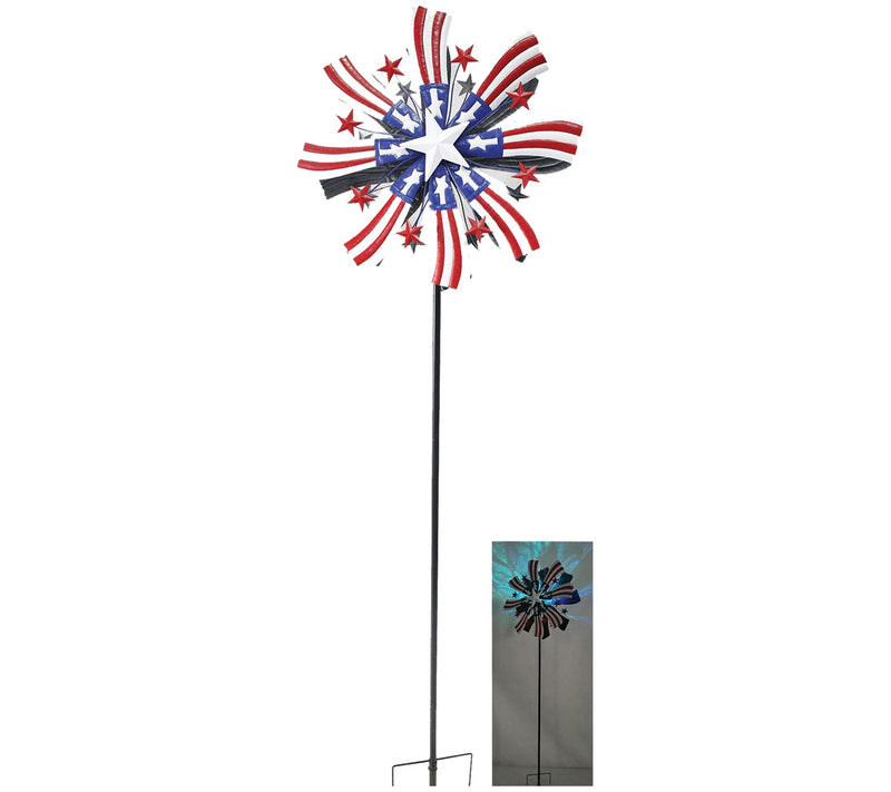Santa's Workshop 59" Double Rotating AmericanaSpinner — Main view