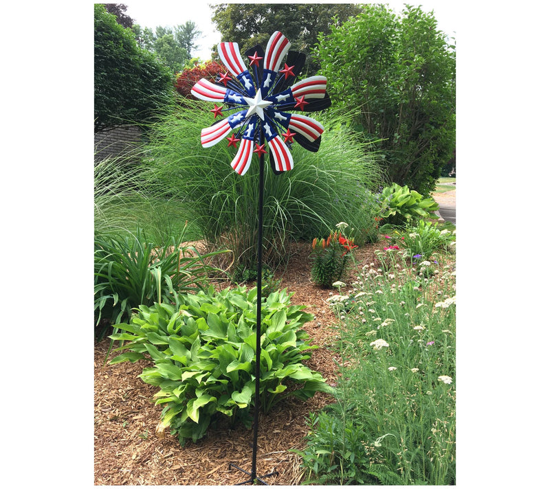 Santa's Workshop 59" Double Rotating AmericanaSpinner — View 2