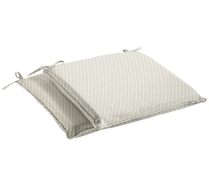 Sorra Home Outdoor Corded Chair Pad Set of 2