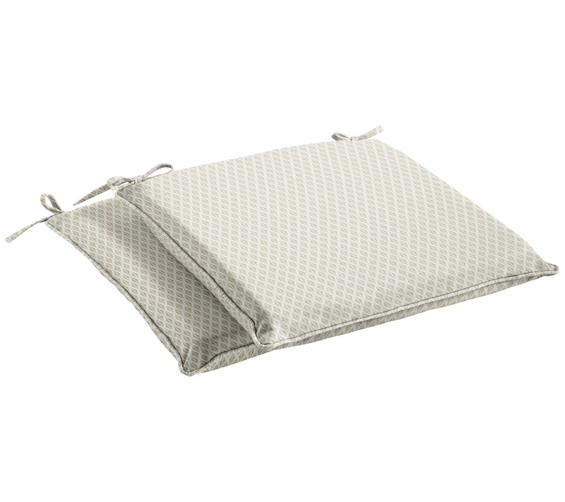 Sorra Home Outdoor Corded Chair Pad Set of 2 — Main view