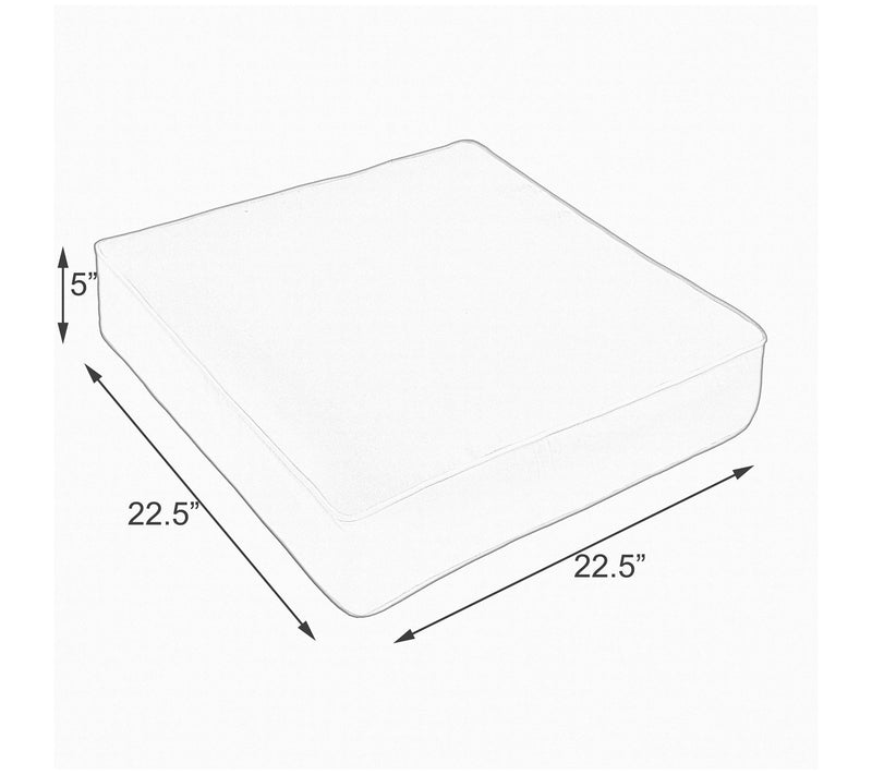 Sorra Home Outdoor Corded Deep Seating Cushion — View 3