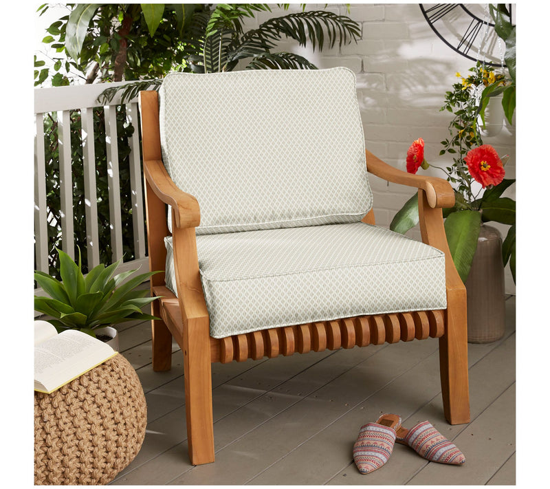 Sorra Home Outdoor 22 in Corded Chair Cushion — View 4