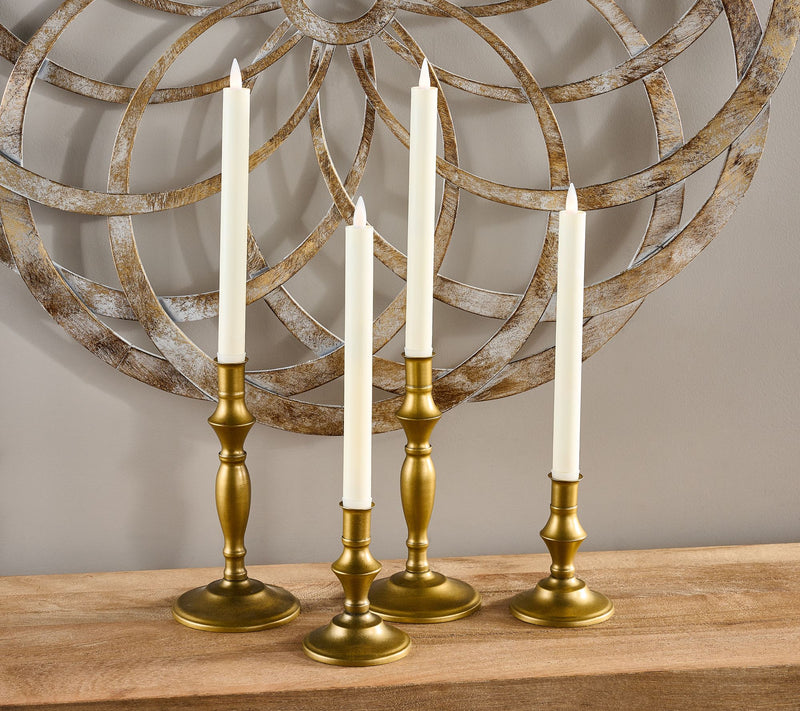 Set of 4 10" Candle Light Tapers with Remote by Valerie — Main view