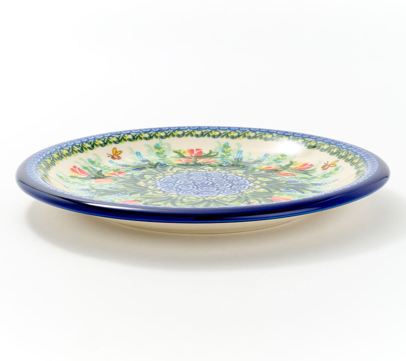 Lidia's Polish Pottery Hand Painted Seasonal 10" Dinner Plate — View 2