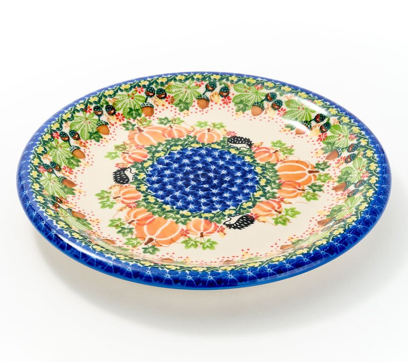 Lidia's Polish Pottery Hand Painted Seasonal 10" Dinner Plate — Main view