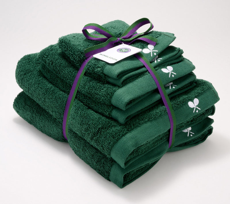Wimbledon x Christy Set of 6 Egyptian Cotton Towels — View 3