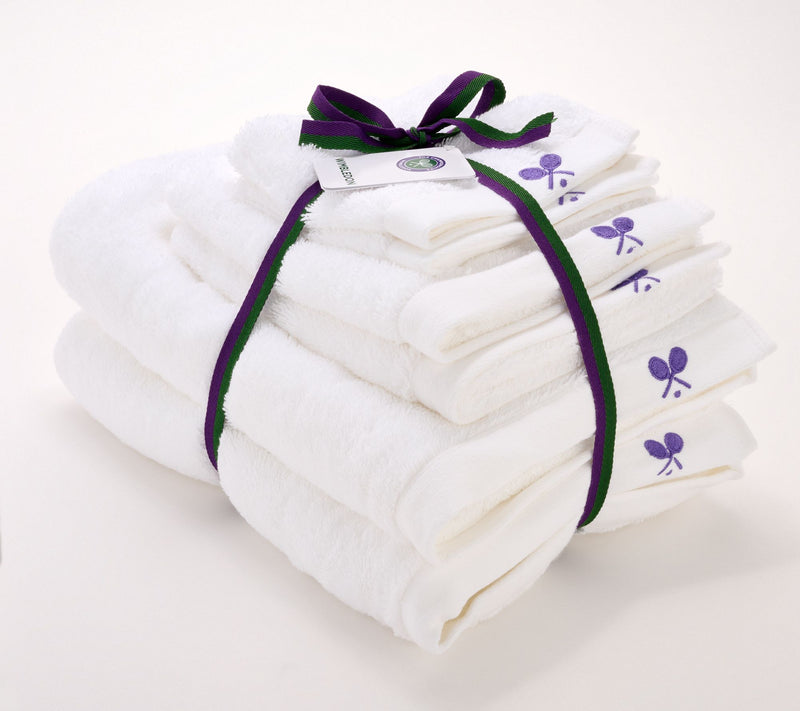 Wimbledon x Christy Set of 6 Egyptian Cotton Towels — View 9