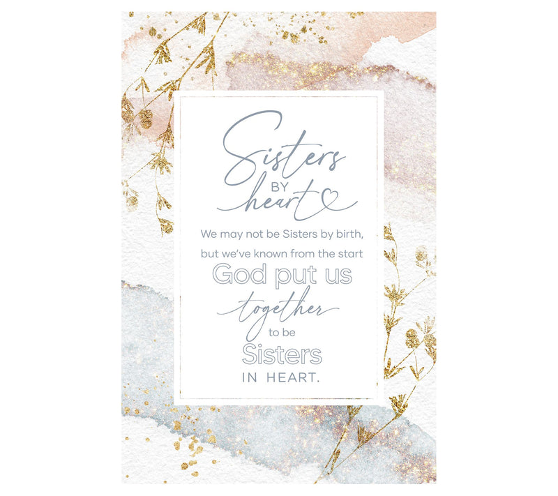Dexsa Sisters By Heart Wood Plaque with Easel and Hook — Main view