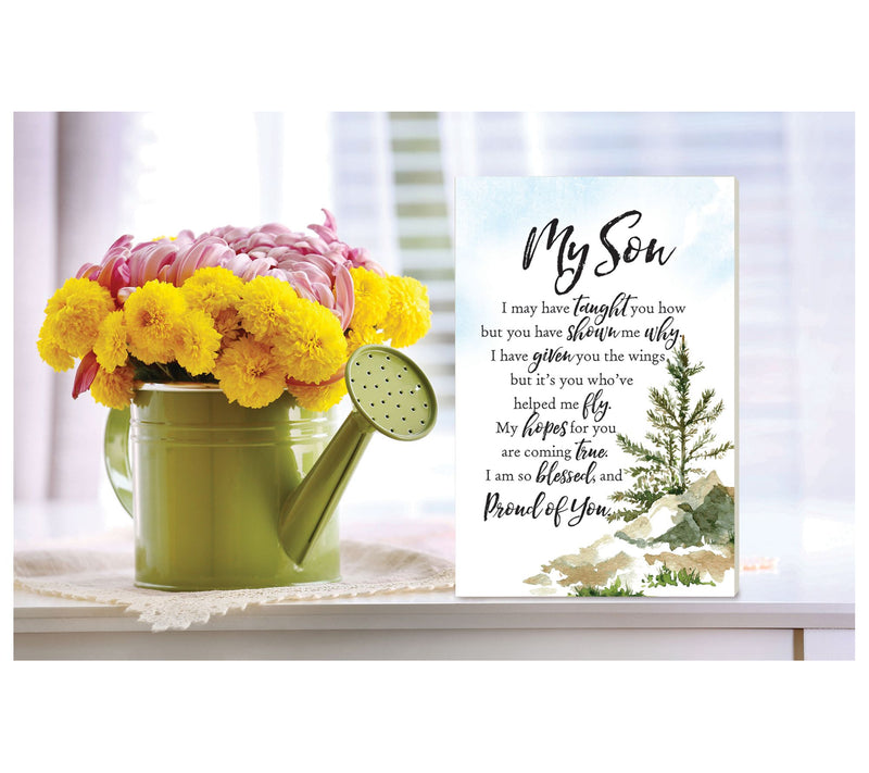 Dexsa My Son Woodland Grace Series Wood Plaquewith Easel — View 2