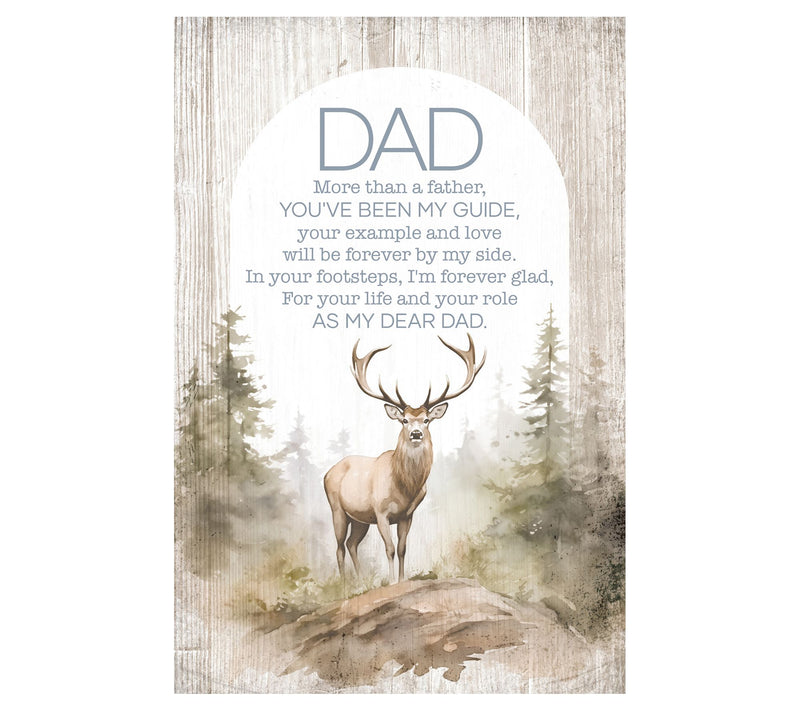 Dexsa Dad More Than Wood Wall Plaque with Easel — Main view