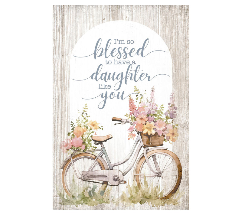 Dexsa I'm So Blessed Daughter Wood Wall Plaquewith Easel — Main view
