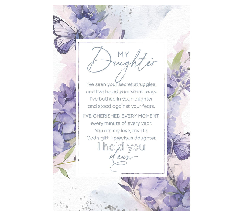 Dexsa My Daughter Wood Plaque with Easel and Hook — Main view