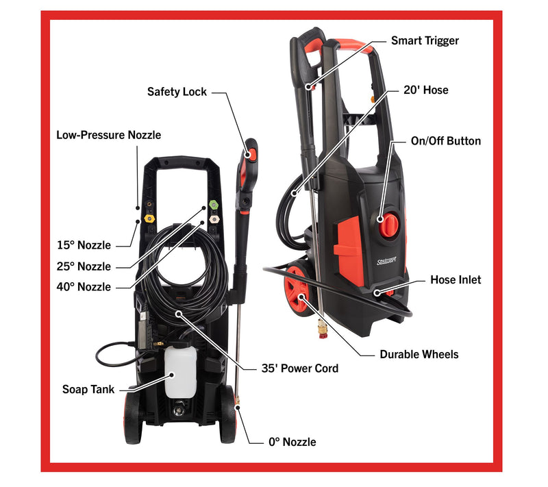 Stalwart Electric Pressure Washer — View 5