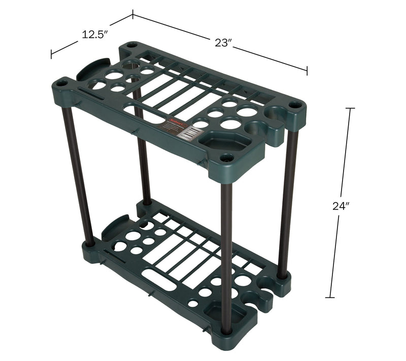 Stalwart 23" Utility Rack Holds up to 30 tools — View 3