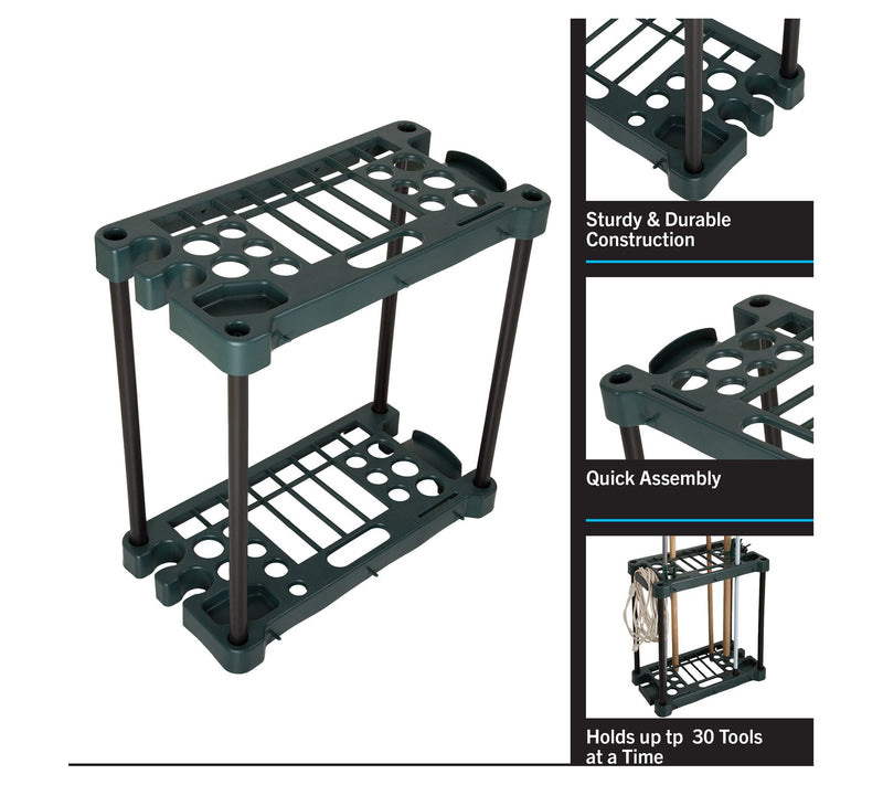 Stalwart 23" Utility Rack Holds up to 30 tools — View 4