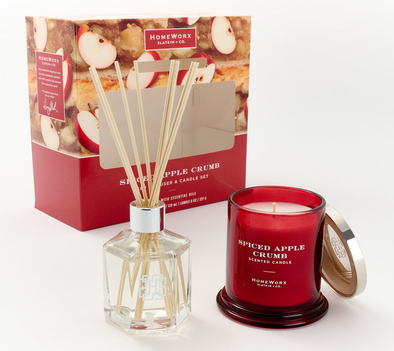 HomeWorx by Slatkin & Co. Reed Diffuser & 8oz Candle Gift Set — Main view
