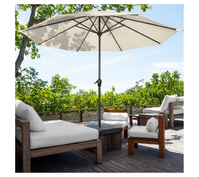 Pure Garden 9' Easy Crank Patio Umbrella Vented  Canopy — View 16